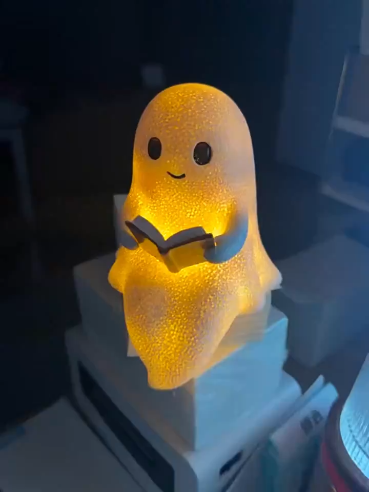Detalle de la luz cálida efecto vela del fantasmita